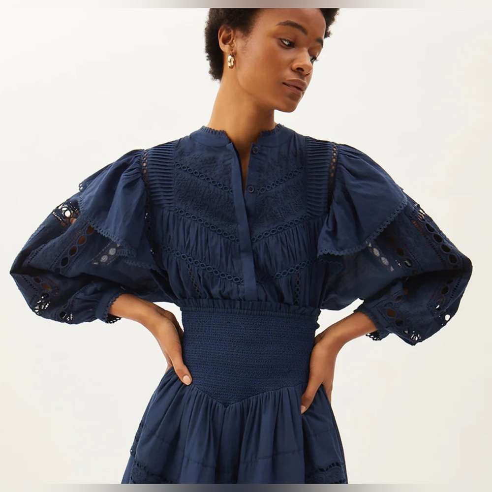 Maria Cher Melilla Alfonsina Embroidered Blouse